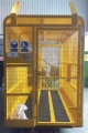 Man Riding Cage Singage