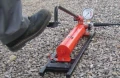 Manually Operated Hydraulic Foot Pump, Two Stage Operation