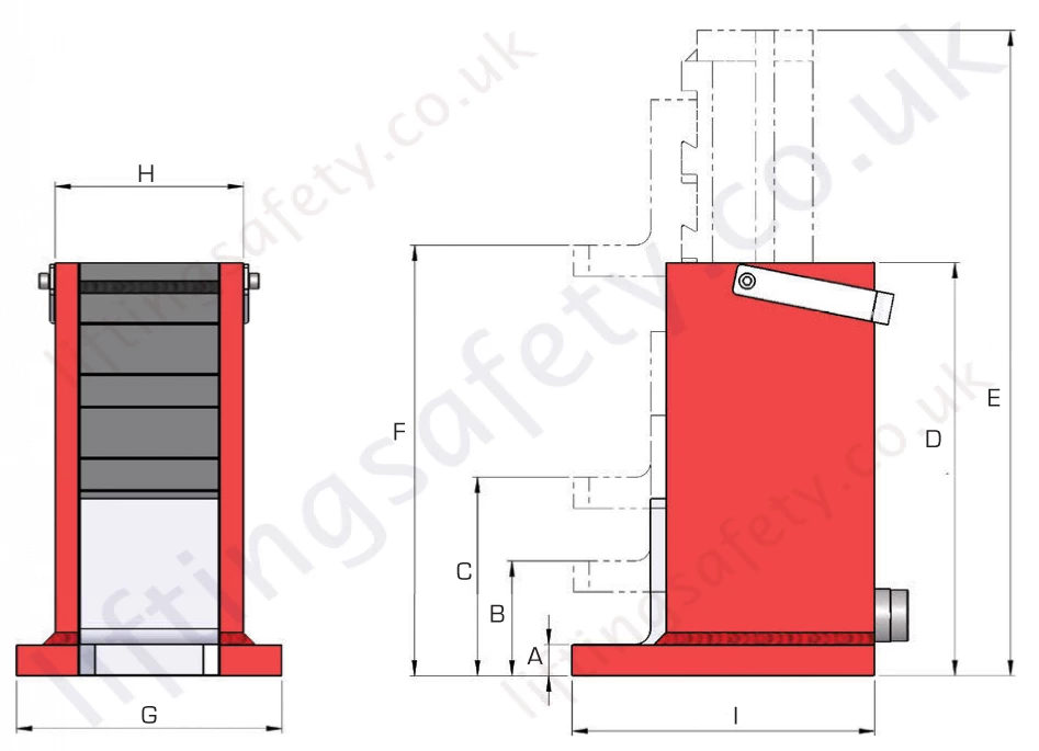 Machine Lifting Steel Toe Jack