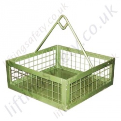 Materials Lifting Cage / Brick Basket for Hoist Lifting, 200kg Capacity