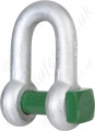 Green Pin G-4154 square Head Dee Shackle, Range from 2 tonne to 25 tonne