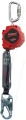 Rebel Self Retracting Life Line with 3.3m x 25mm Wide Webbing, with Optional Fittings