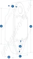 Straightpoint Bluelink Bluetooth Load Cell Dimensions