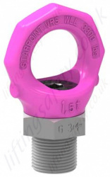  RUD "VRS-G" Starpoint Rotating Eyebolt Pipe Thread ISO 228-1 - Range from 0.75 to 2.3 tonne