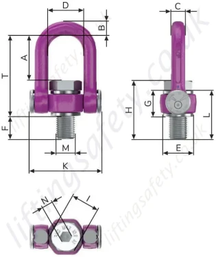 M36-M48 or 1-1/2“- 2“ - Standard Length Drawing