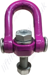 Front View of ACP M36 Specific Length Long Thread with Nut and Washer