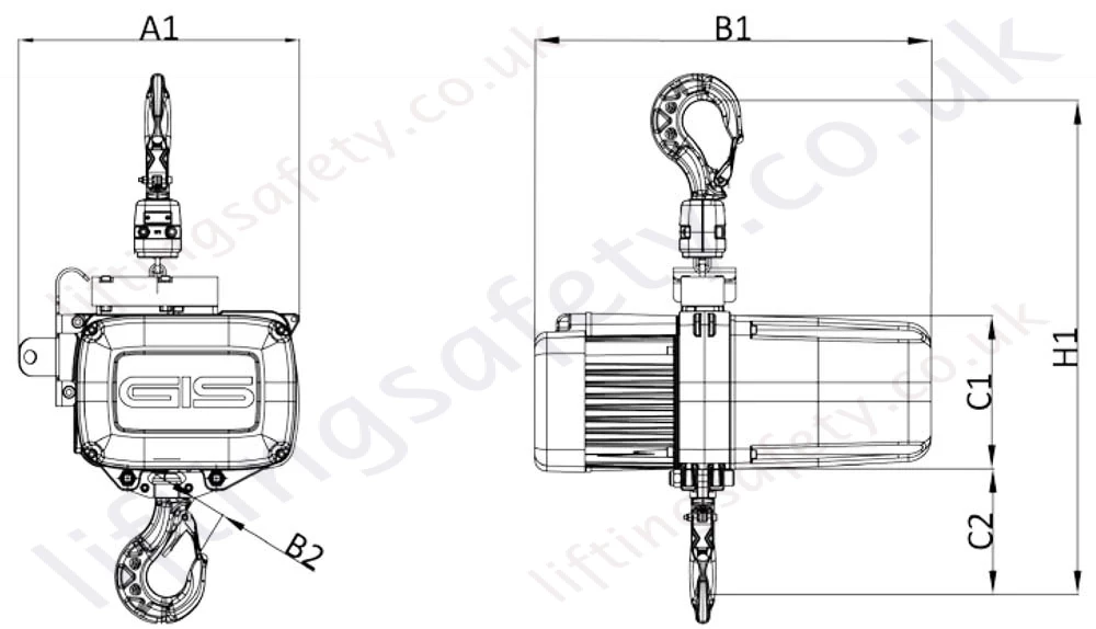 Lp D8 Entertainmnet Chain Hoist Dimensions