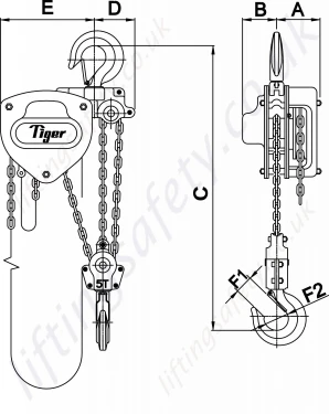 5000kg Dimensional Drawing 5000kg Dimensional Drawing