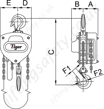 500kg to 2000kg Dimensional Drawing 500kg to 2000kg Dimensional Drawing