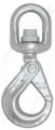 Crosby 'S13326' SHUR-LOC Swivel Type Self Locking Hook with Bearing, WLL Range 1160kg to 8,200kg