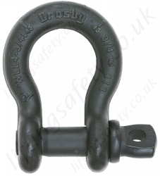 Crosby 'S209T' Theatrical Screw Pin Anchor Bow Lifting Shackles, WLL Range from 1000kg to 4750kg