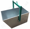 Wedge Shaped Lifting Bucket, Hoist Mounted from 45 litre to 120 litre Capacity.
