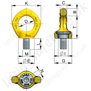 PSA Inox Star M12 And M20 Dimensional Drawing PSA Inox Star M12 And M20 Dimensional Drawing
