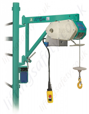Electric Hoist Scaffold Winch Lifting Crane Scaffolding Garage Gantry 100-200kg 