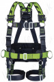 Miller H-Design® BodyFit Fall Arrest Harness and Work Positioning Belt, with Mating Buckles and Front D-Ring
