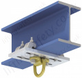 LiftingSafety Low Head Room Temporary or Permanent Articulating Lifting Link -  Max. Capacity 3,000kg