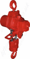 LiftingSafety "High Duty & Robust", Hook Suspension, High Speed Pneumatic Chain Hoist, Range from 10,000kg to 50,000kg