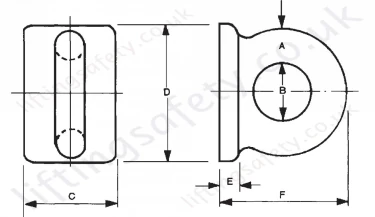 Weld On Pad Eye Dimensions