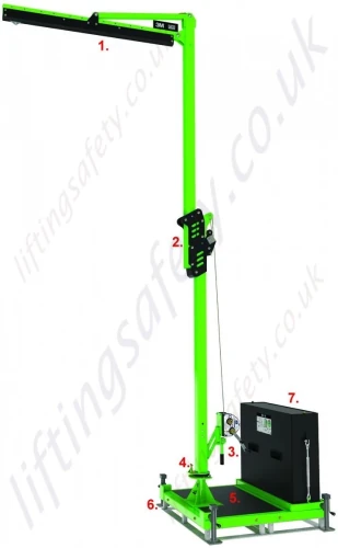 Flexiguard Modular Jib - Labelled Flexiguard Modular Jib - Labelled