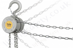 Yale 'YaleMINI 360' Hand Chain Hoist, Top Hook Suspended - Range from 250kg to 500kg