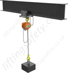 WH C4 SS Chain Hoist In Use