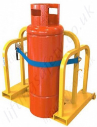 Forklift Gas Bottle Handler, Capacity 500kg