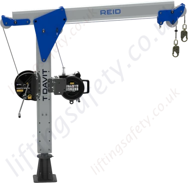 Reid T-Davit Lightweight and Portable Davit, for Lifting or Man-Riding Applications