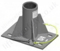 Xtirpa IN-2137 Zinc Plated Centre Mount Floor Base for use with 610mm Reach Arms