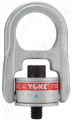 Yoke 'Type 203' Metric Thread Swivel Hoist Ring with Alloy Steel Washer, Thread Range from M8 to M48