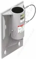 Wall mount socket to attach flush to concrete or steel vertical structures for minimal intrusion. Use with universal mast IN-2003 and davit arm IN-2210. 