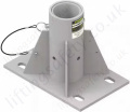 Xtirpa IN-2329 Marine Grade 316 Stainless Centre Mount Floor Base for use with 610mm Reach Arms