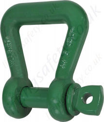 Green Pin P-5461 Screw Pin Web Sling Shackle, Range from 3.25 tonne to 8.5 tonne