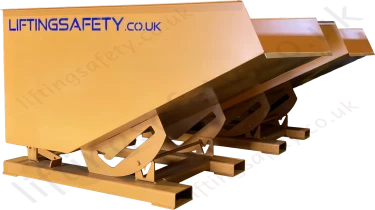Regular or Heavy Duty Tipping Skip Forklift Truck Attachment