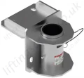 Xtirpa IN-2516 304 Stainless Steel 102mm Top Wall Base, 90°, for use with the the Xtirpa 1200 Davit Arm