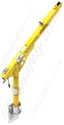 Xtirpa IN-2197 Davit with IN-2199 Mast and Wall Mount Socket