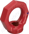 Grade 8 lifting eye nuts with options of metric (M6-M48) or imperial thread (Pipe, UNC & BSW - 3/8" to 1-1/4"). 100kg to 8.0 tonne lifting capacity options.