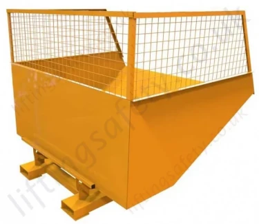 Fork Truck Mounted Roll Forward Packaging Skip
