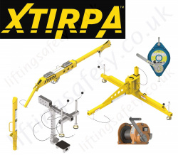 Xtirpa Portable Mezzanine Floor Clamp Hitch Mount Davit Kit