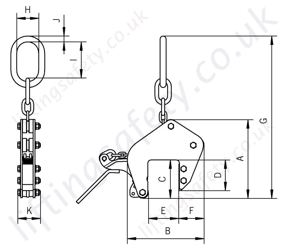 Camlok Tag   Twg Dimensions