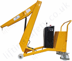 Manual or Semi-Powered Counter-Balance Floor Crane. 150kg - 350kg Capacity Options