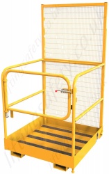 Fork Truck Man Cage With Front Gate