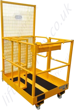 Ultimate Heavy-Duty Forklift Access Cage with Castors