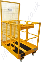 Ultimate Heavy-Duty Forklift Access Cage with Castors