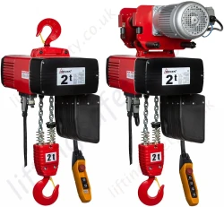 Delta "DEH" Electric Chain Hoist, 125kg to 5000kg Capacity