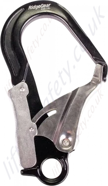 Ridgegear "RGK11SL" Aluminium Double Action Self Locking Scaffold Hook. 55mm Gate Opening
