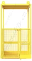 Side View of 4 Person Access Cage - Side Gate Model