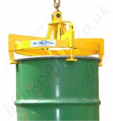 Crane/Hook Slung "Semi Automatic" Drum Lifting Device - 500kg or 1000kg
