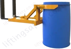 Raised Automatic Drum Grab Forklift Attachment