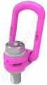 Rotating Swivel Eye Bolts / Load Rings with Link - Full WLL (0.63 tonne to 20 tonne) in all directions, with optional bolt lengths. 3/8“-2" Thread