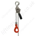 Mini Lever Hoist with Optional Adaptor Self Locking Hook Fitting